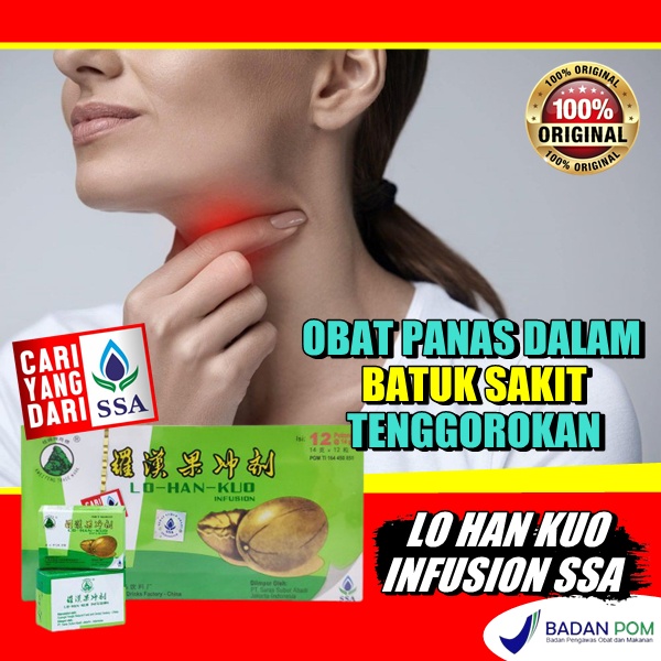 

BPOM Obat panas dalam cina lo han kuo infusion premium original isi 12 potong batuk gatal tenggorokan ampuh
