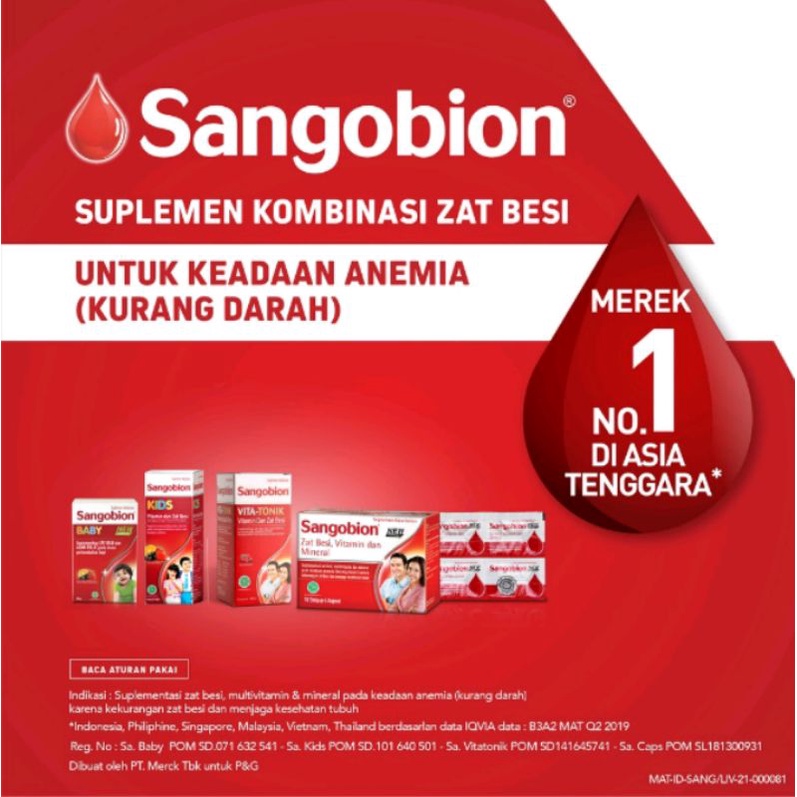 SANGOBION KAPSUL PENAMBAH DARAH