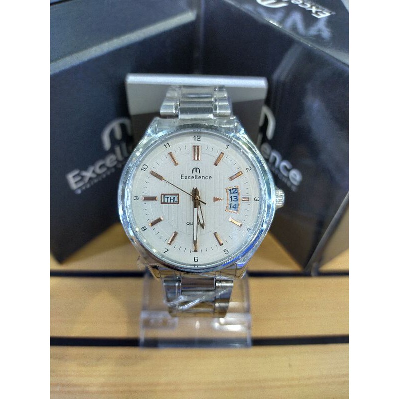 ( ORIGINAL ) Excellence 8513M Jam Tangan Stainless Steel / 8513 M