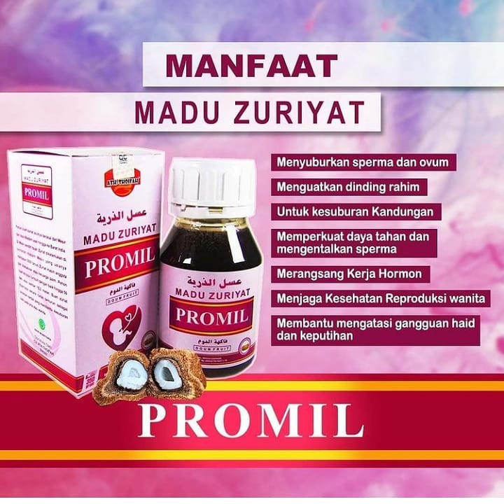 Madu Promil | Madu progam hamil | Madu Zuriat Promil Madu pria dan Wanita Ath Thoifah 350GR-6
