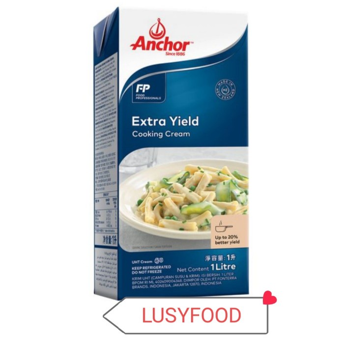 

Anchor extra yield cooking cream 1 liter