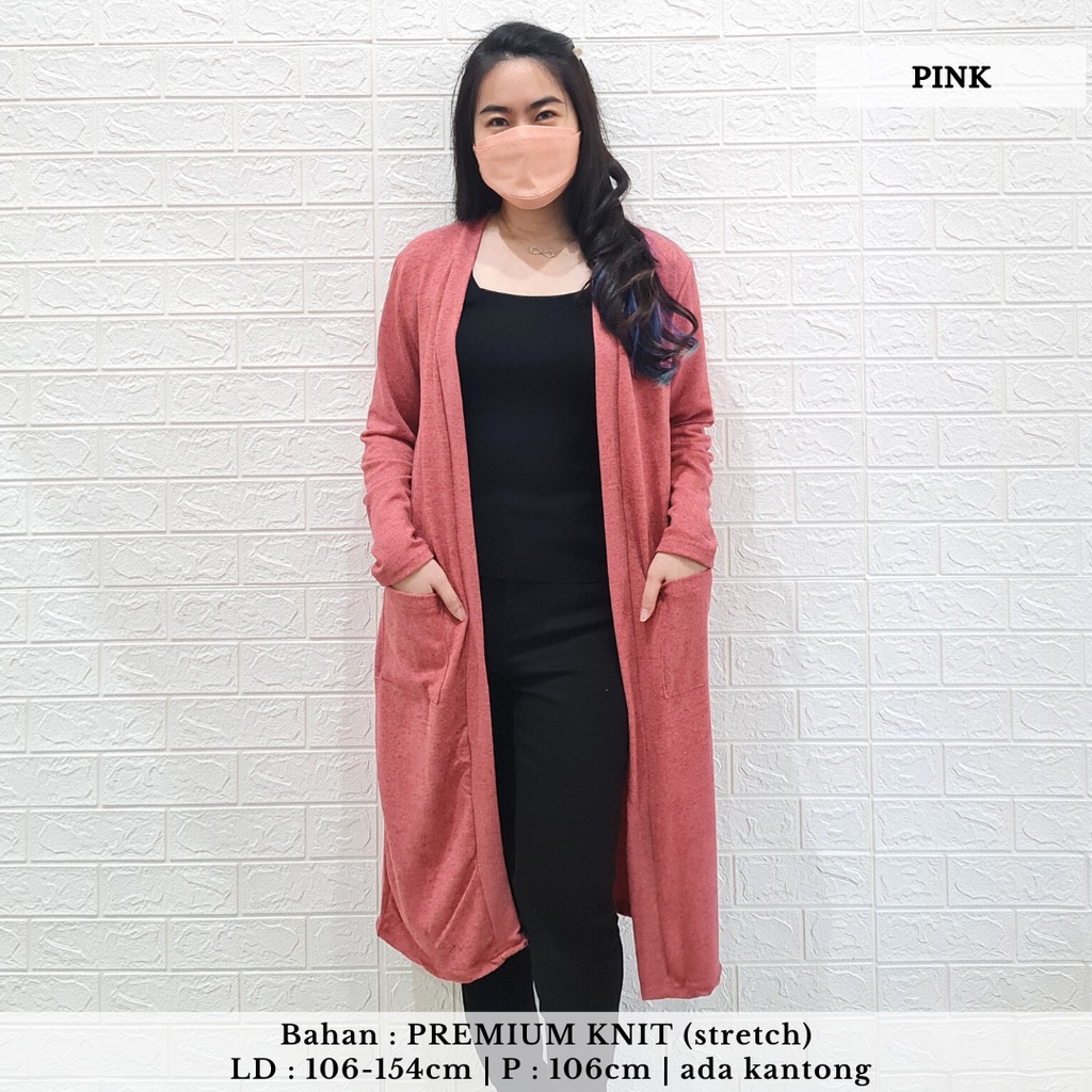 3170 bia knit long vest