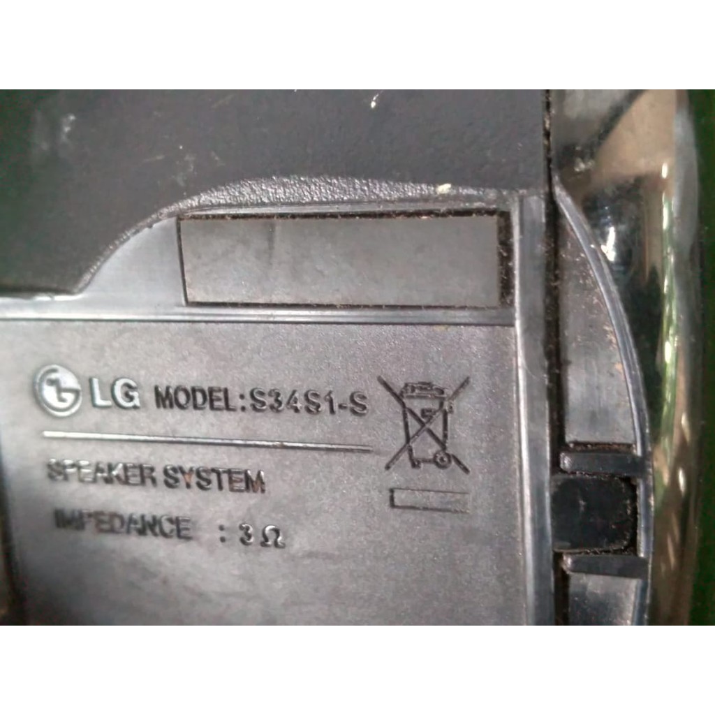 lg s34s1-s speaker copotan Home teater Lg s34s1-w 30 watt normal