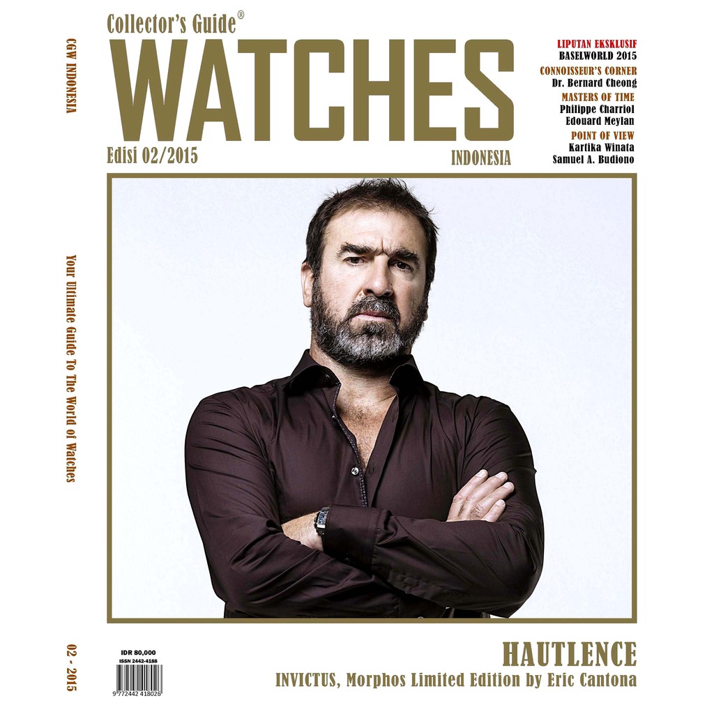 WATCHES Indonesia Edisi  2/2015 - ERIC CANTONA