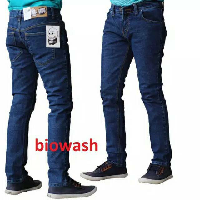 Celana Jeans Slimfit Pria Cheap Monday Biowash / Celana Jeans Strech Biowash