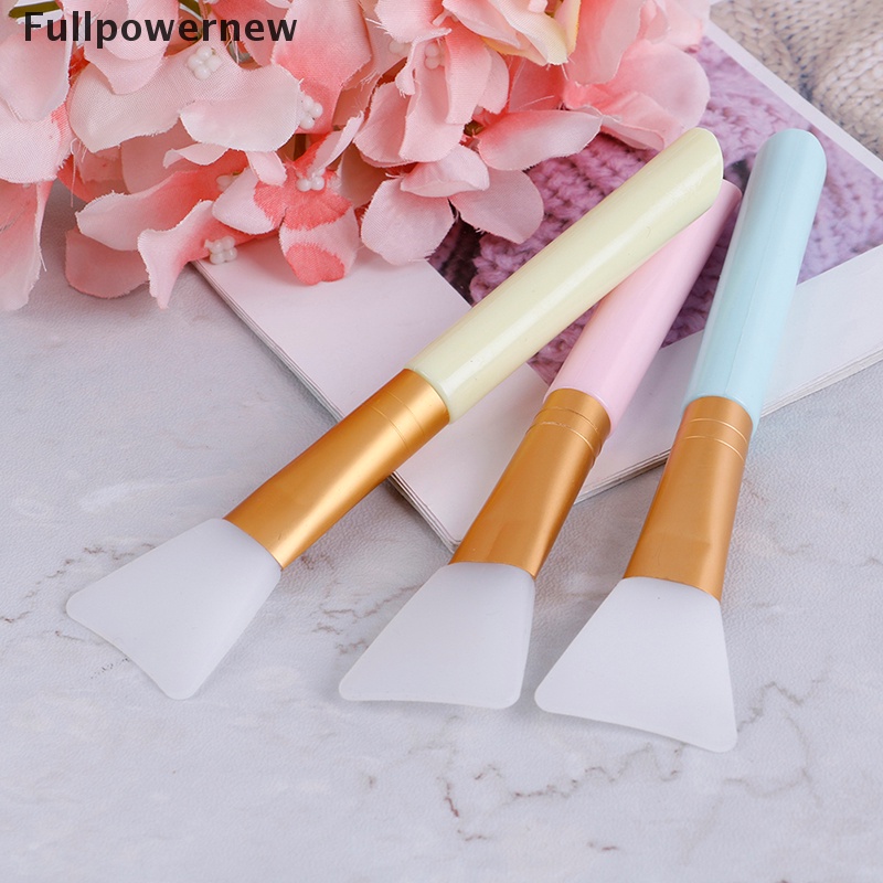 [FULL] Facial mud mask flat brush silicone makeup skin face care cosmetic applicator