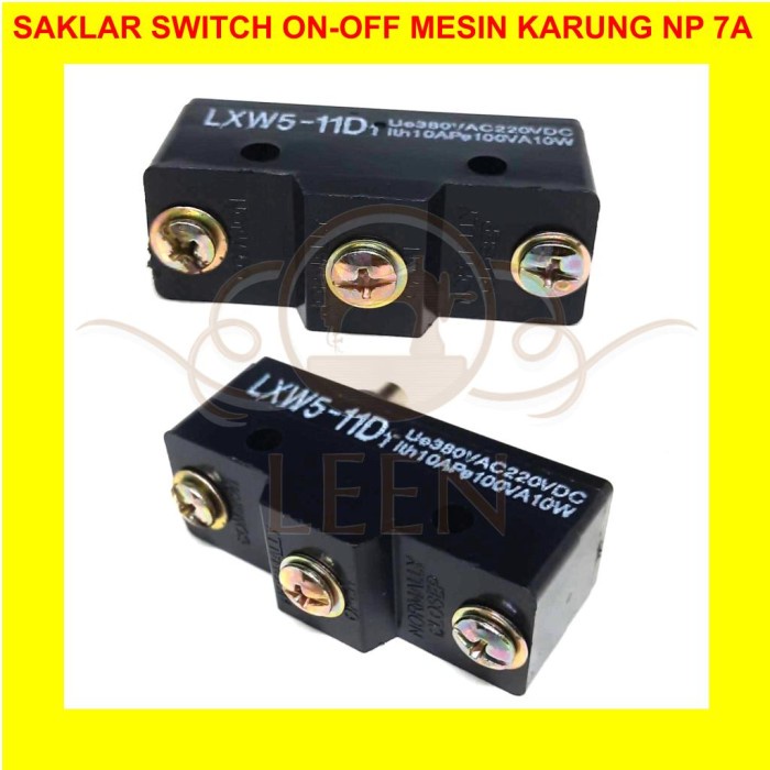 Switch On-Off Saklar Mesin Jahit Karung Newlong NP-7A NP7A LEEN