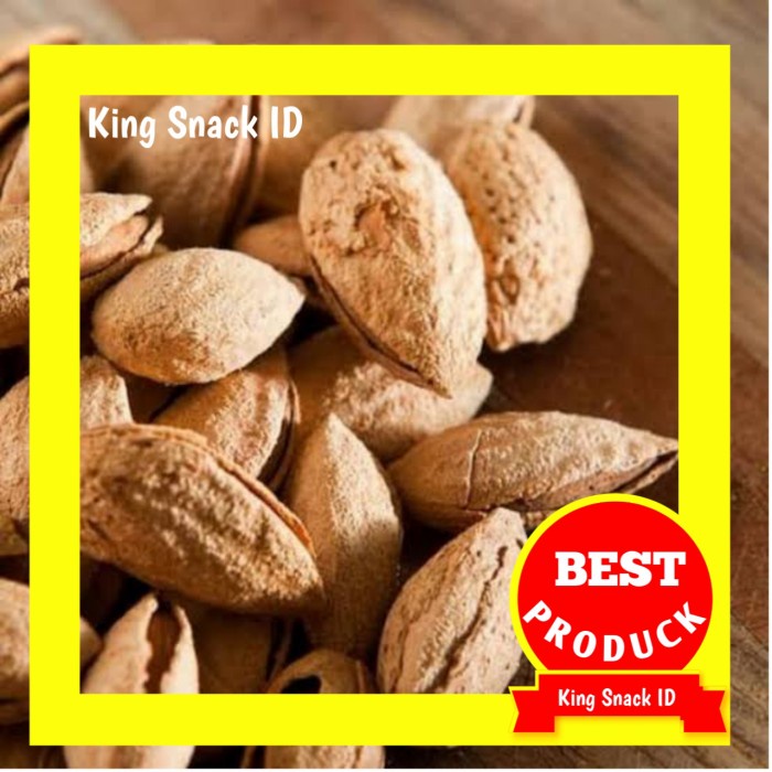 

KACANG ALMOND ALMON PANGGANG KULIT SUSU ROASTED SHELL 1KG - SELMA