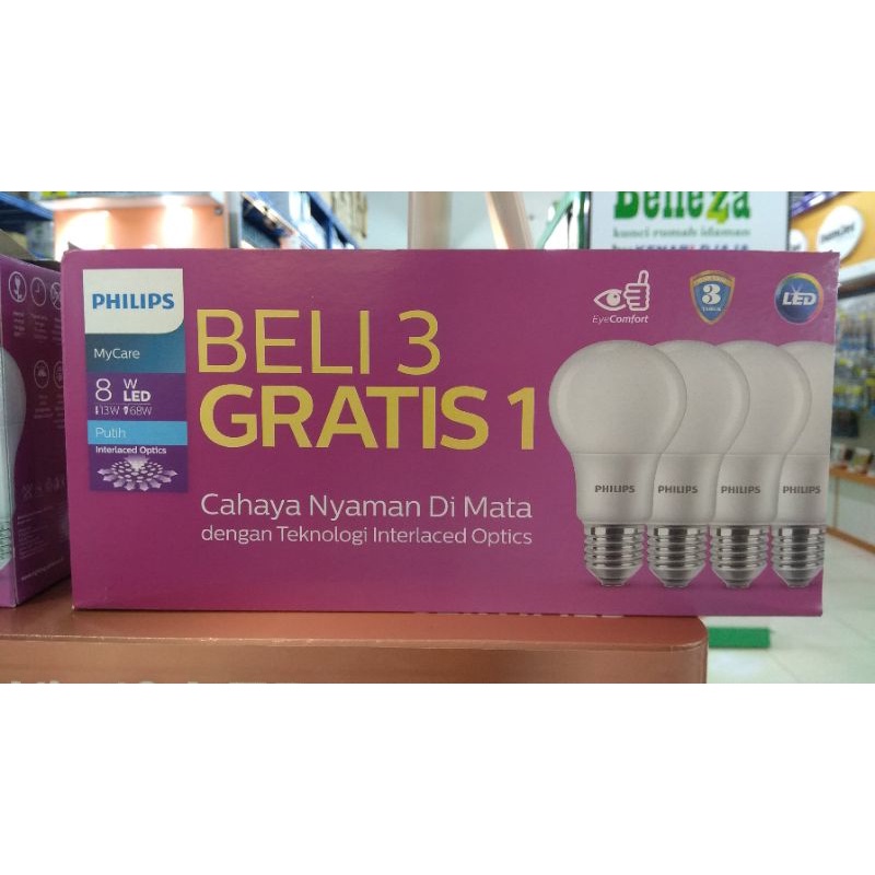 Jual Lampu Philips Led 8 Watt Shopee Indonesia