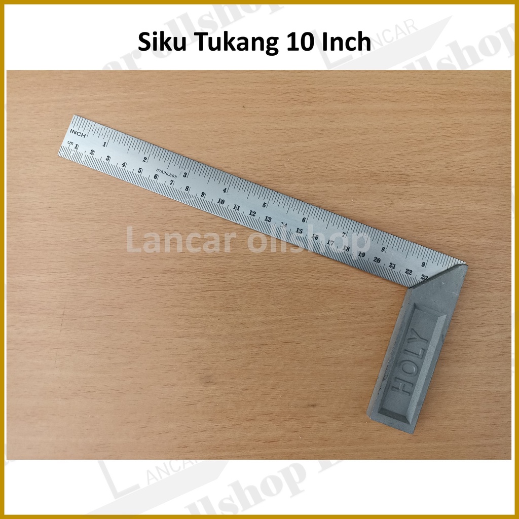 Siku tukang 10 inch 12 inch  / Siku L / Penggaris tukang