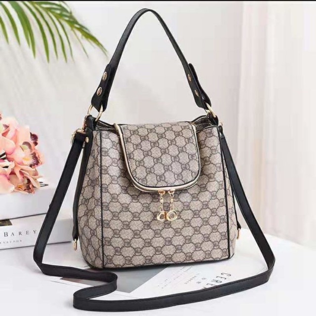 New Sling Bag Stylish GUCCII-ANTING Free 2 Tali Selempang dan Hand Bag