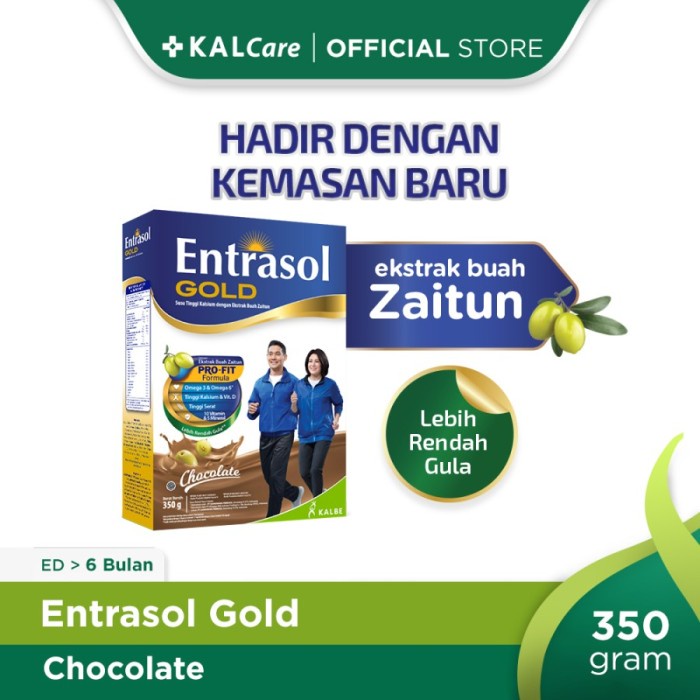 

ENTRASOL GOLD PLAIN COKLAT VANILA 370 GR / SUSU ORANG TUA / ENTRASOL - Coklat