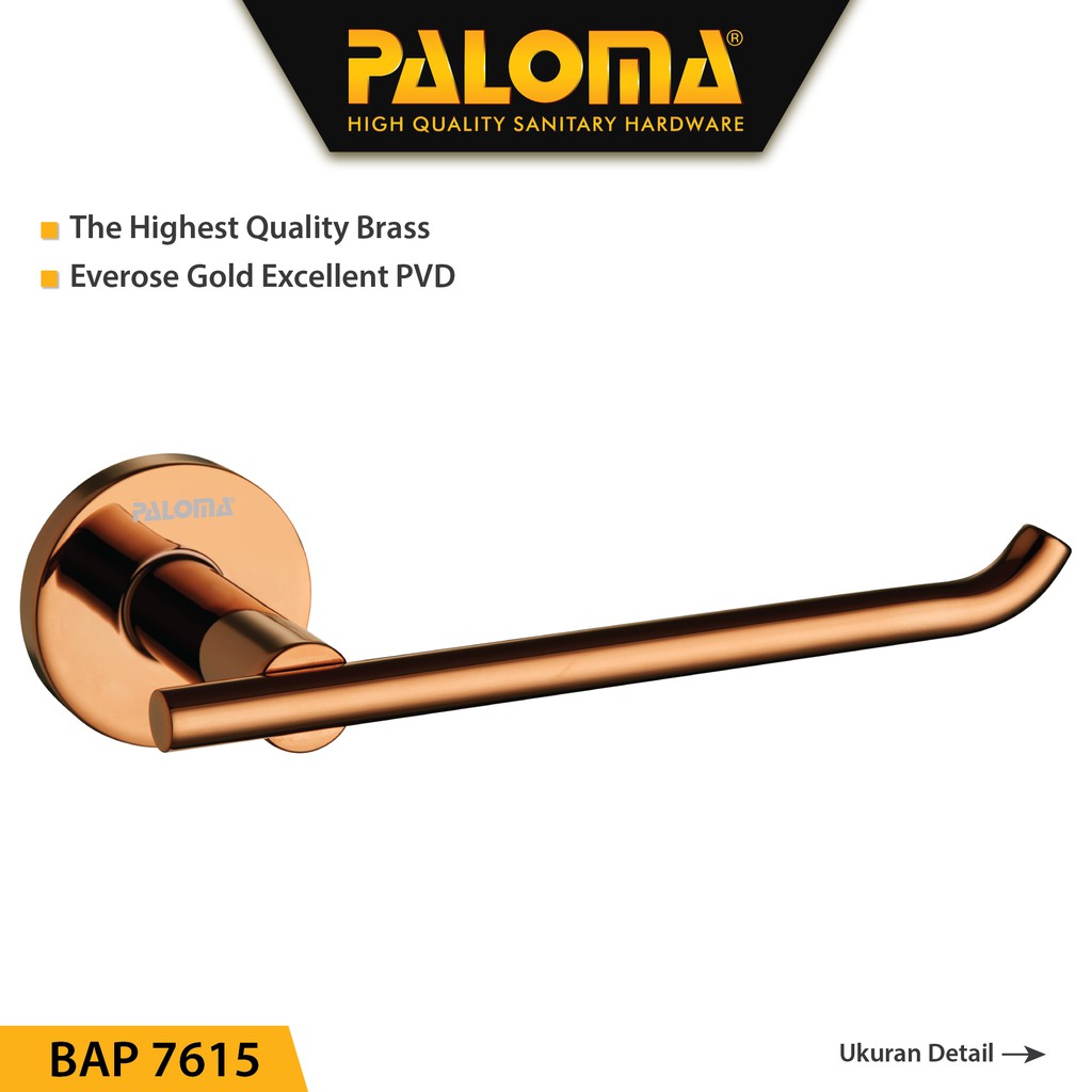 PALOMA BAP 7615 Tempat Tissue Toilet Holder Tisu Gulung Roll WC Mandi