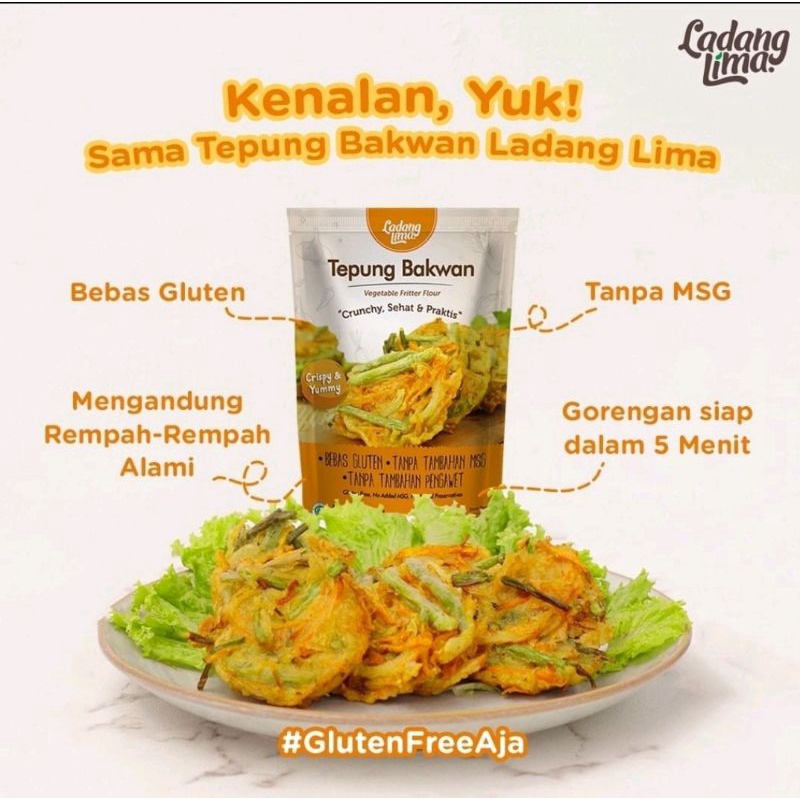 Ladang  Lima Tepung Bakwan 200gr