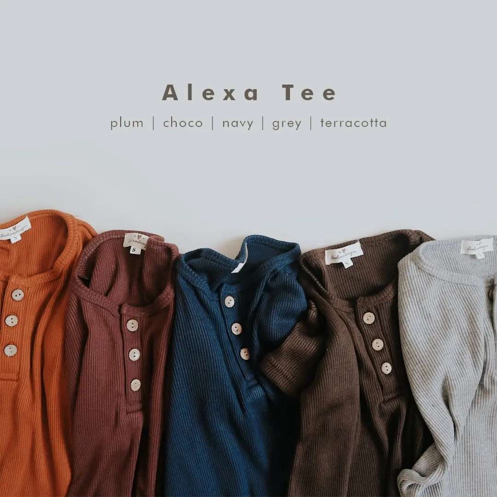 Alexa Tee Kaos Anak Unisex - Baju Anak Earth Tone Series Beeboodesign