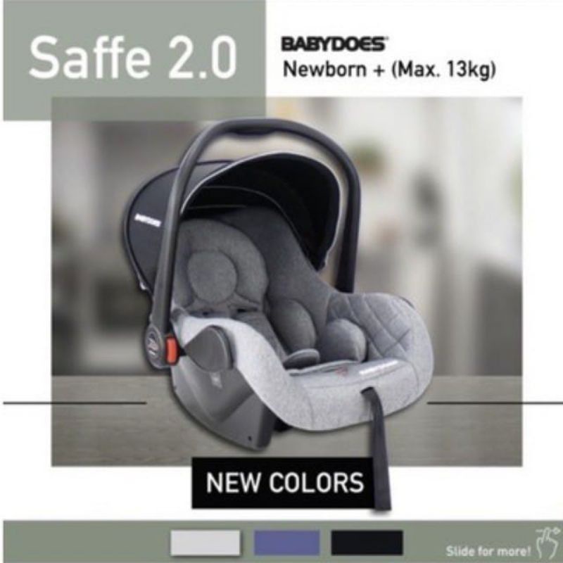 Babydoes carrier saffe 2.0 carrier superman kursi mobil bayi