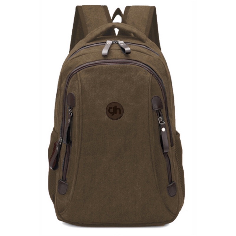 BEST SELLER!! RANSEL PRIA GHbag DIMANNE CANVAS 52333 IMPORT backpack pria wanita kuat bagus HA R8Z4