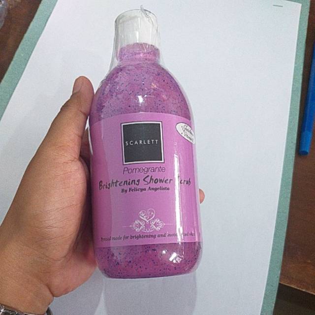 Scarlet shower gel sabun mandi pomegranate
