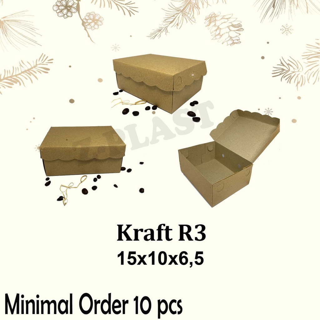 

Dus Snack Kraft 14x10x7/ dus R3/ dus snack/ dus lapis/ dus kue/ dus lemper/ dus kue