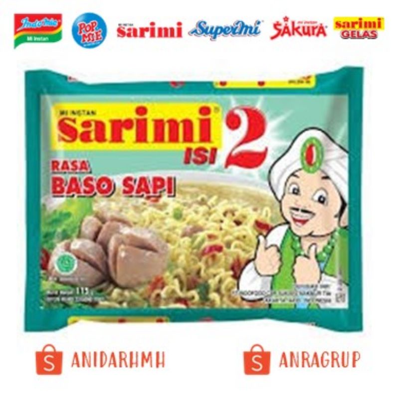 

Sarimi Isi 2 Rasa Baso Sapi