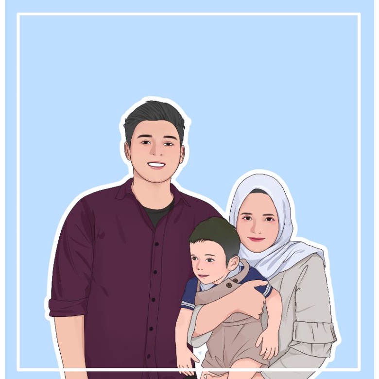 Commission Murah / Digital Art / Jasa Gambar Ilustrasi / Kado Ilustrasi Murah Meriah