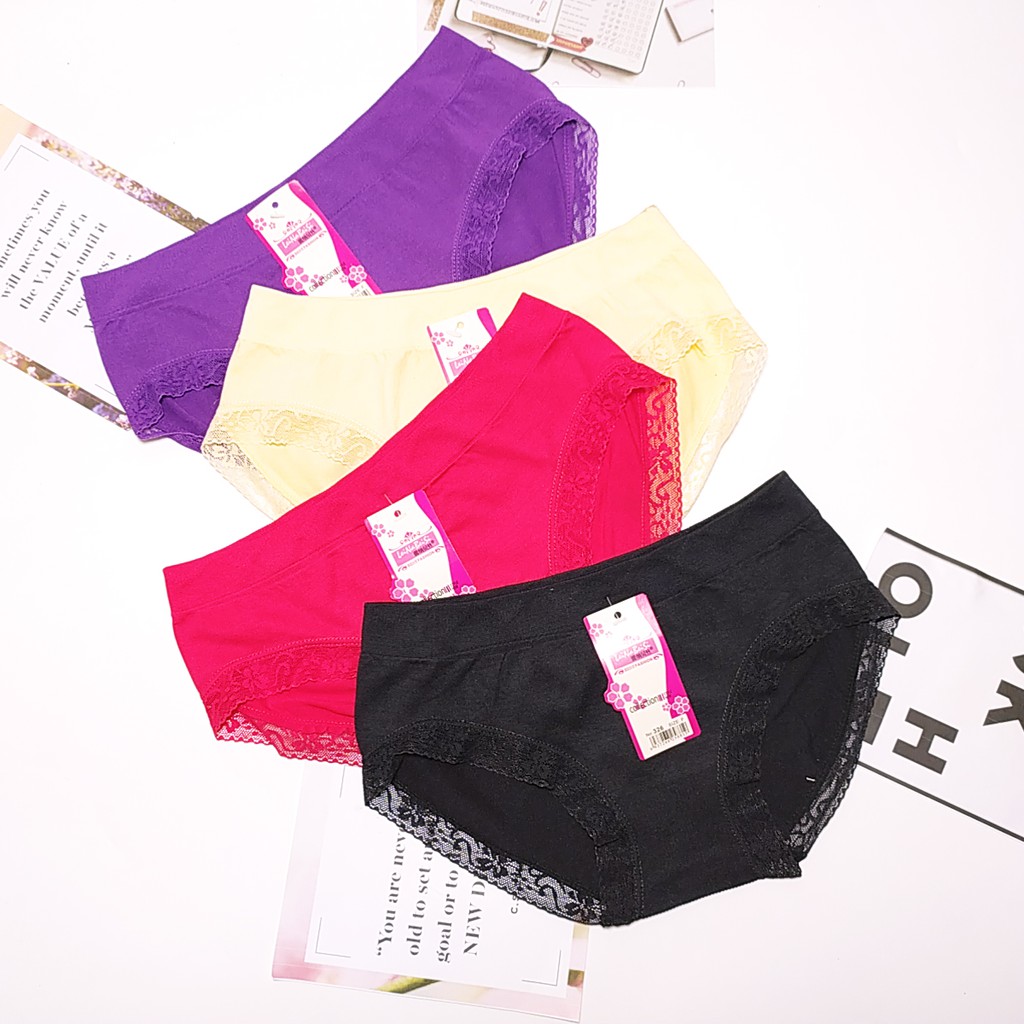 BEE - Celana Dalam Import Premium Wanita Cd Undies Cwe Murah Motif Renda 326