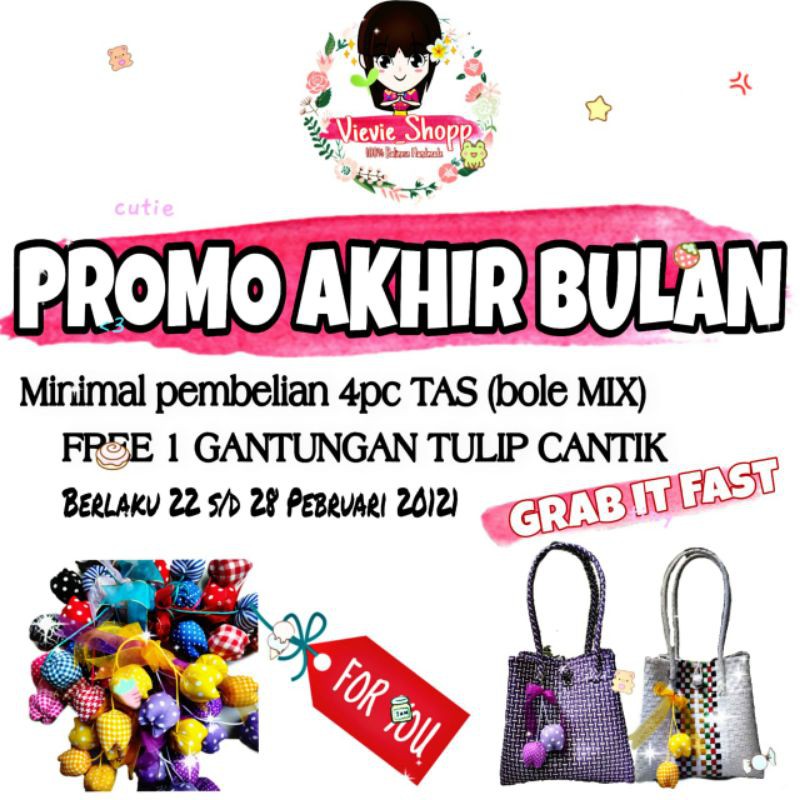 Cover Pot Anyaman/ Cover Pot Plastik/ Cover Pot Anyaman Lurik Murah