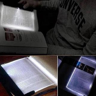 【COD Tangding】Creative Led Flat Light Book Night Student Lamp Reading Desk Portable Light