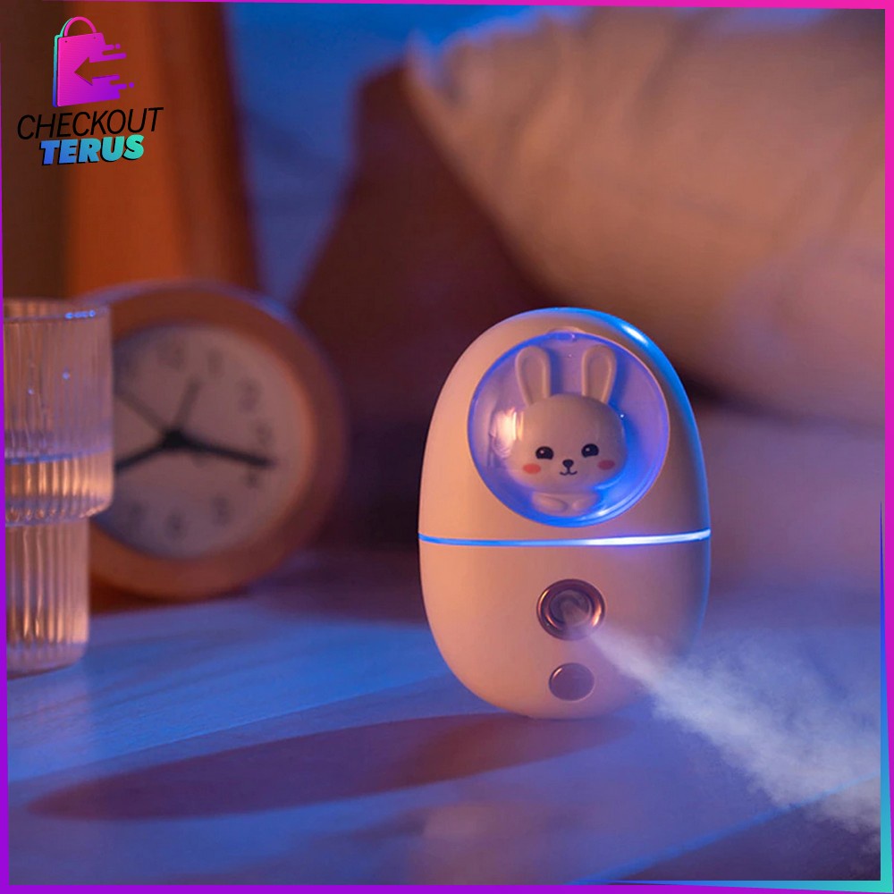 CT K62 Nano Spray Mini Karakter Pelembab Wajah Portable Bisa Untuk Disinfektan Diffuser Mini Humidifier USB Charger