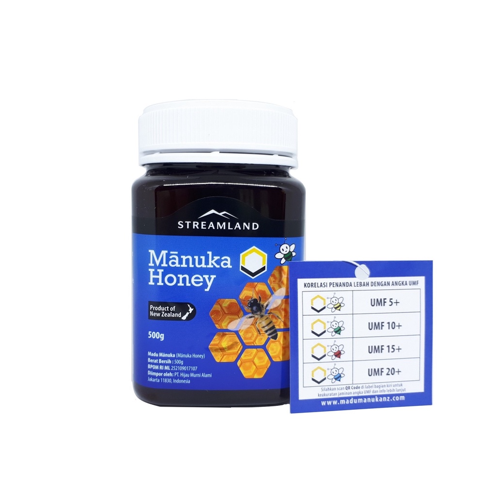 

Madu Streamland Manuka Honey UMF10+ 500gram Original New Zealand