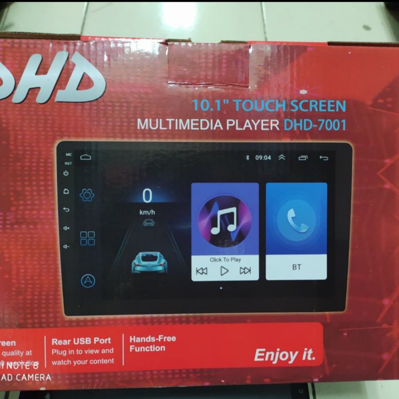 head unit double Din android DHD 10inch mobil universal