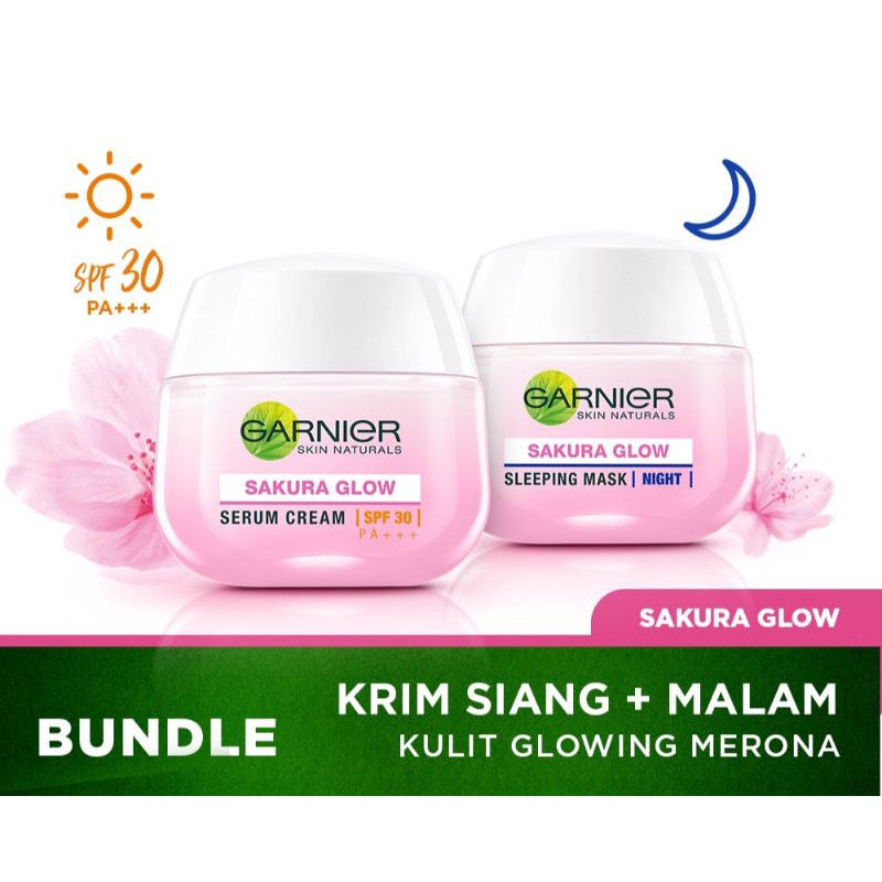 Garnier Sakura Glow day&night cream