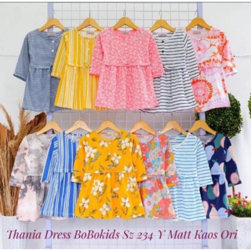 Paling laris dress bobo kids thania termurah grosir