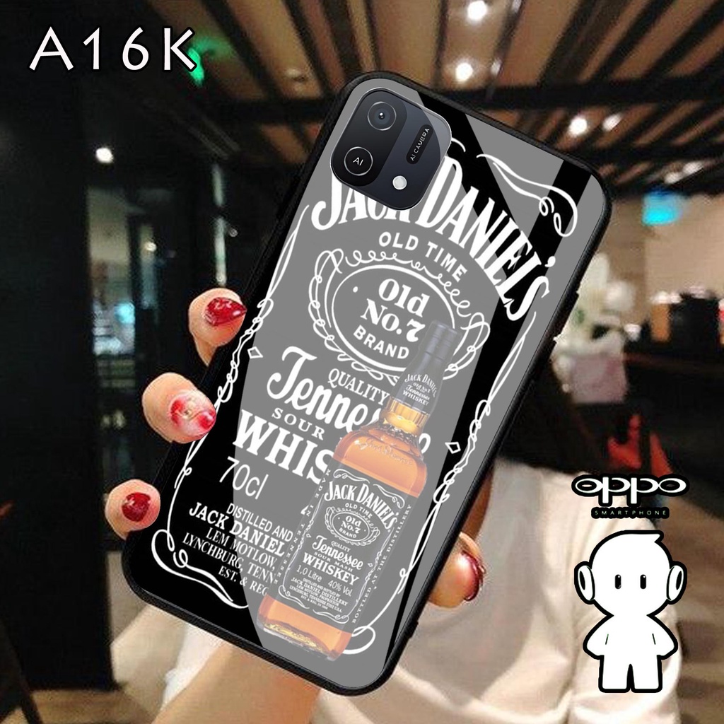 Softcase Kaca OPPO A16K  - Casing Hp OPPO A16K - Case Hp OPPO A16K  - Softcase OPPO A16K [H08]