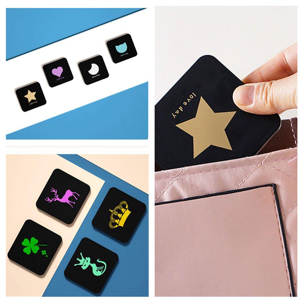 R-flower Makeup Mirror Portable Cewek Lipat Travel Kartun Flip Magnifier