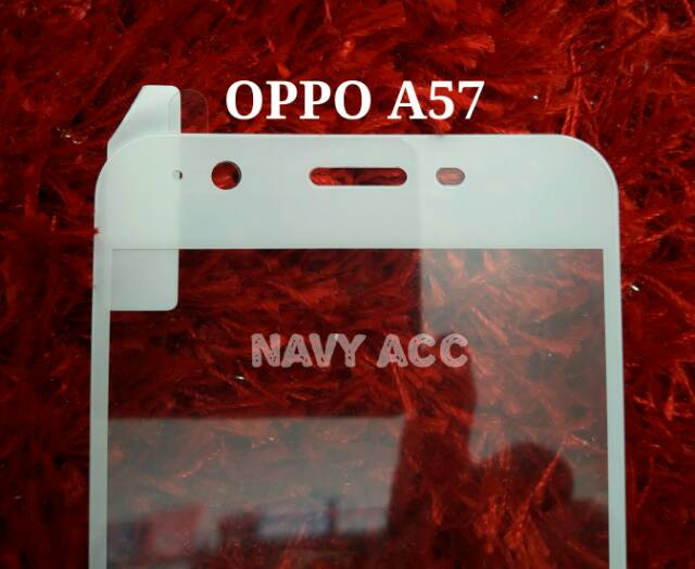 Tempered Glass Warna Oppo A57 - Color A 57