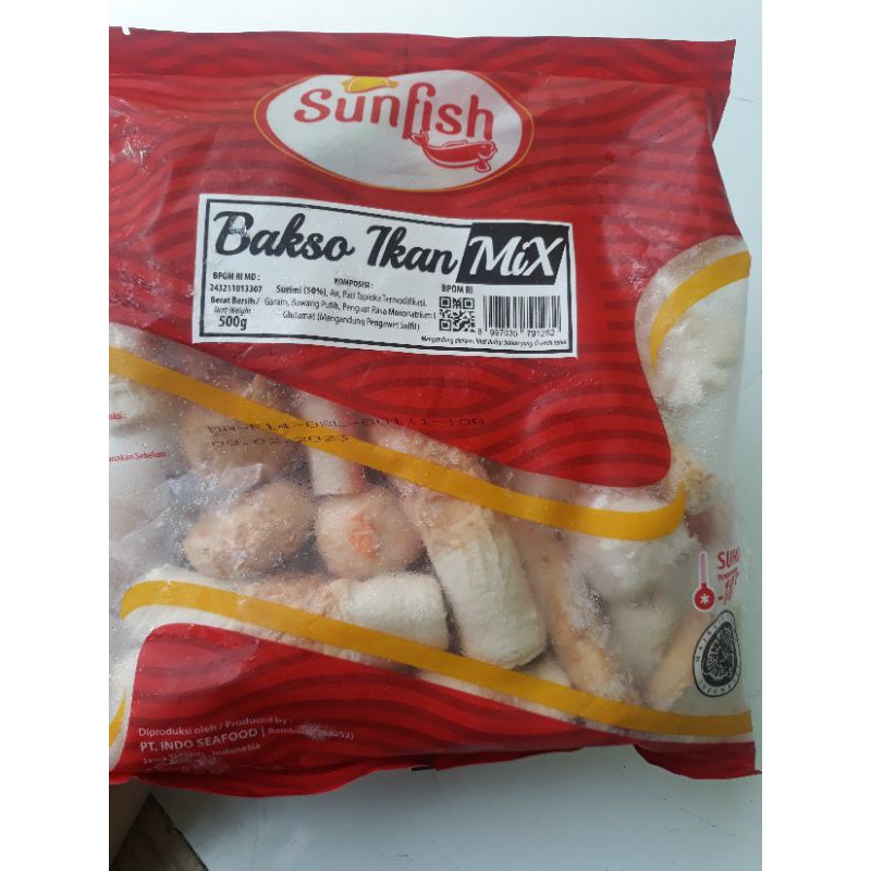 

Sunfish Baso ikan Mix 500gr