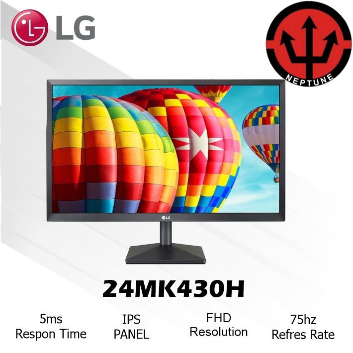 MONITOR LG 24" 24MK400H / 24MK400 IPS LED FULL HD 75HZ