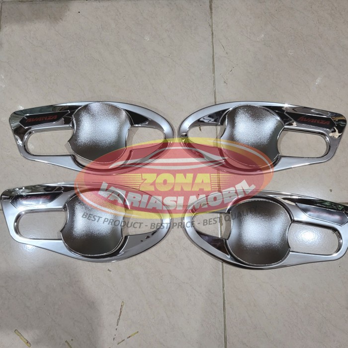 Outer Handle Mangkok Pintu Mobil All New Avanza Veloz 2012 2013 Chrome