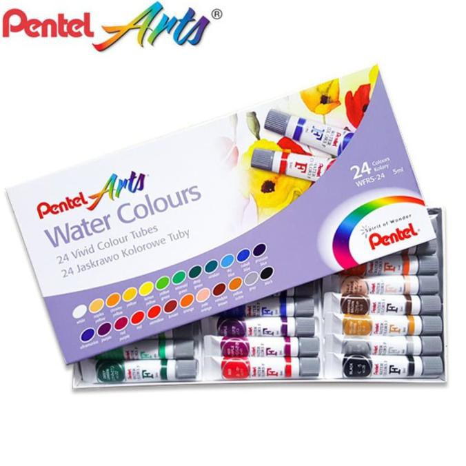 

Pentel Water Color 24 Colors Set AM-WFRS-24