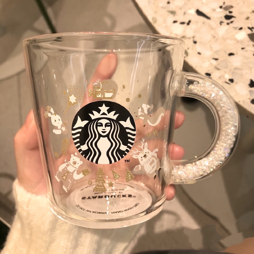 Tumbler Starbucks Color Changing Glass Cups Colour Reusable Cup(Gratis Sendok) Edisi Terbatas