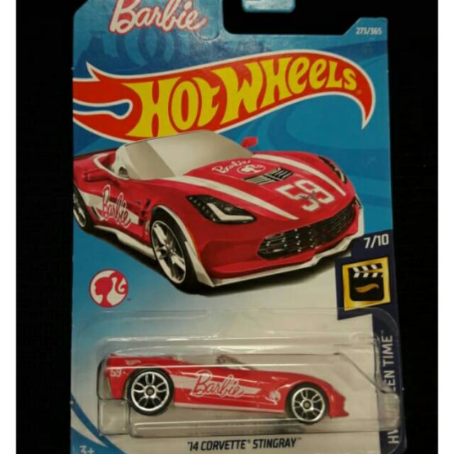 Hotwheel Barbie '14 Corvette