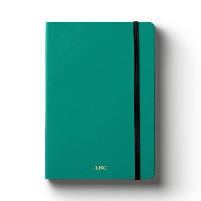 

Notebook A5 Lined Turqouise 039