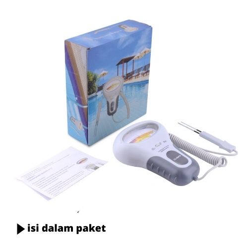 PH Chlorine Tester Kaporit CL2 Klorin Meter Air Kolam Renang Aquarium