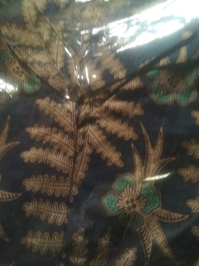 Tey-17 Batik Wanita Asj Sa Hrb026 Kenongo Kemeja Tosca Pendek