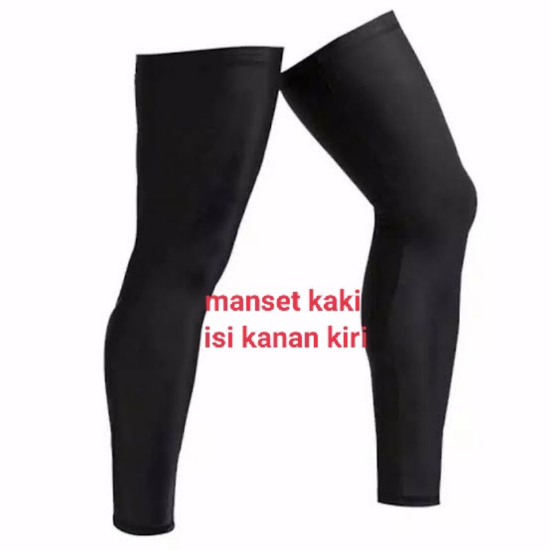 manset kaki olahraga pake karet polos