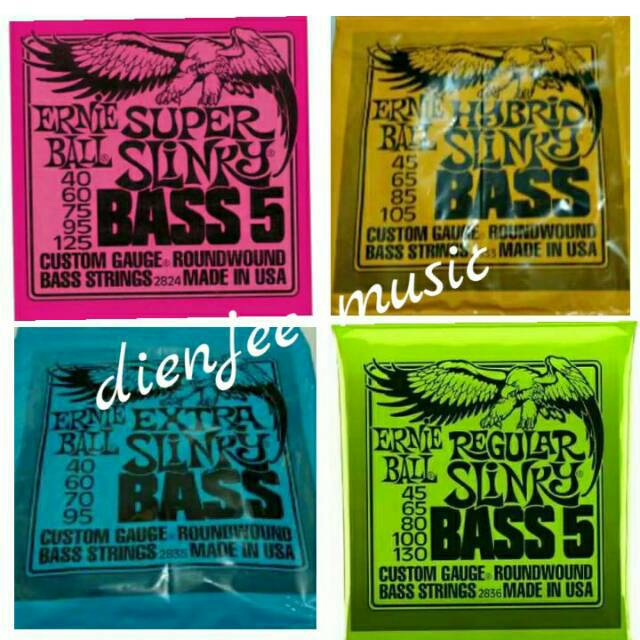 Senar gitar Bass ernieball