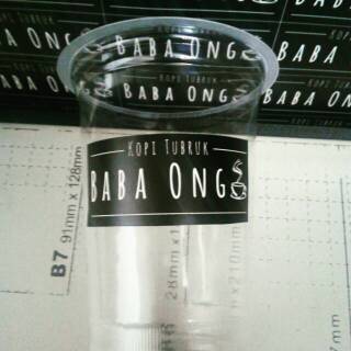 Custom gelas plastik print logo cup paket printing gelas Custom gelas plastik print logo cup paket printing gelas