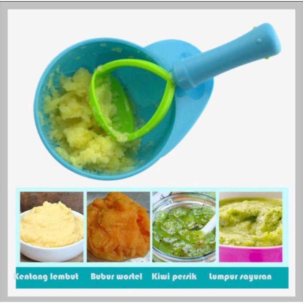 T24 - Food Masher Bowl /Baby Grinder Bowl / Baby Food Maker / Mangkok Mpasi