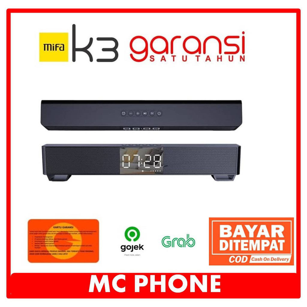 [BAYAR DITEMPAT] SPEAKER BLUETOOTH MIFA K3 XIAOMI SOUNDBAR ORIGINAL